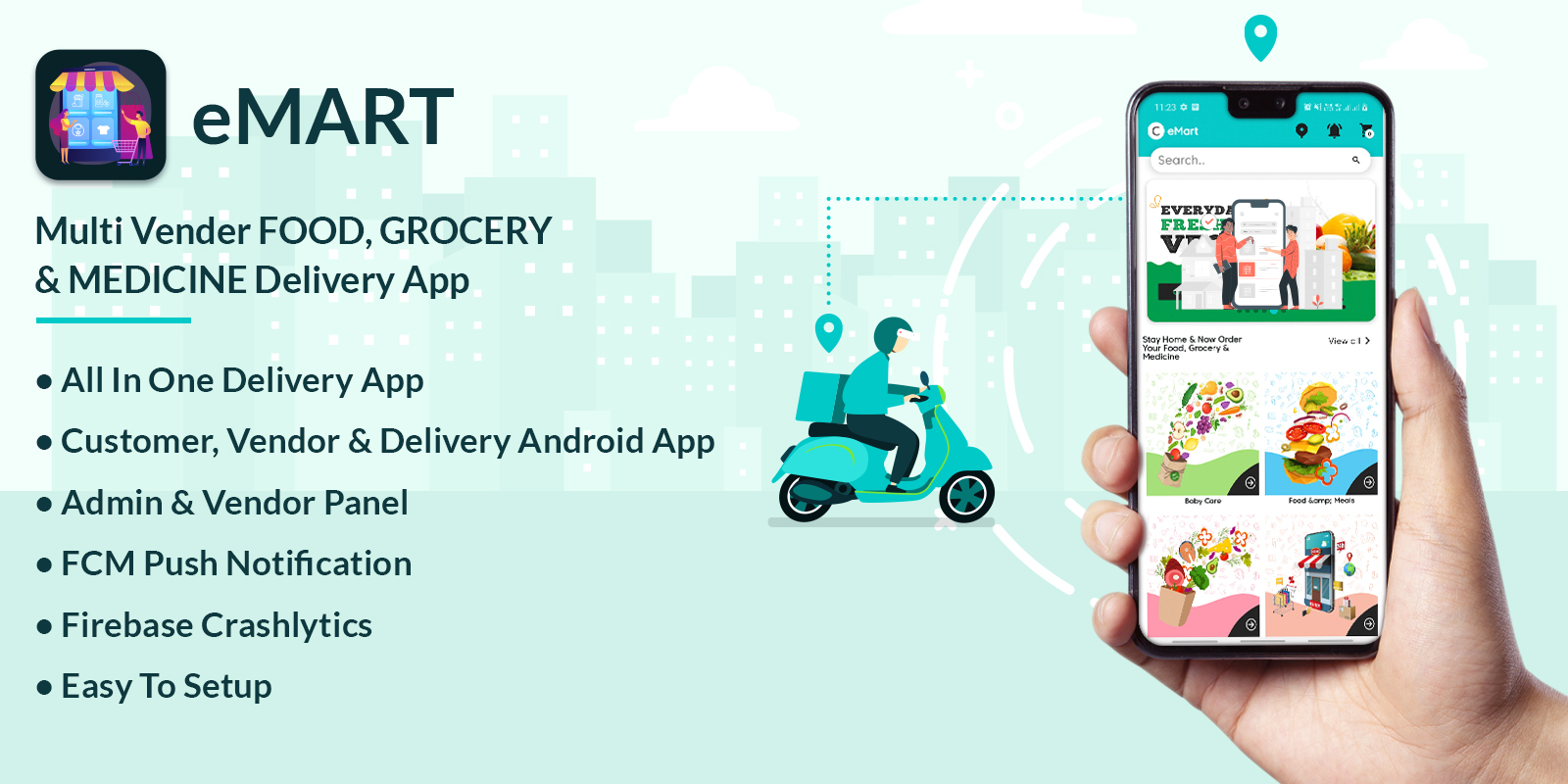android app, This DELIVERY APPLICATION is useful in several areas like grocery delivery, food delivery, medicine delivery, and many more.